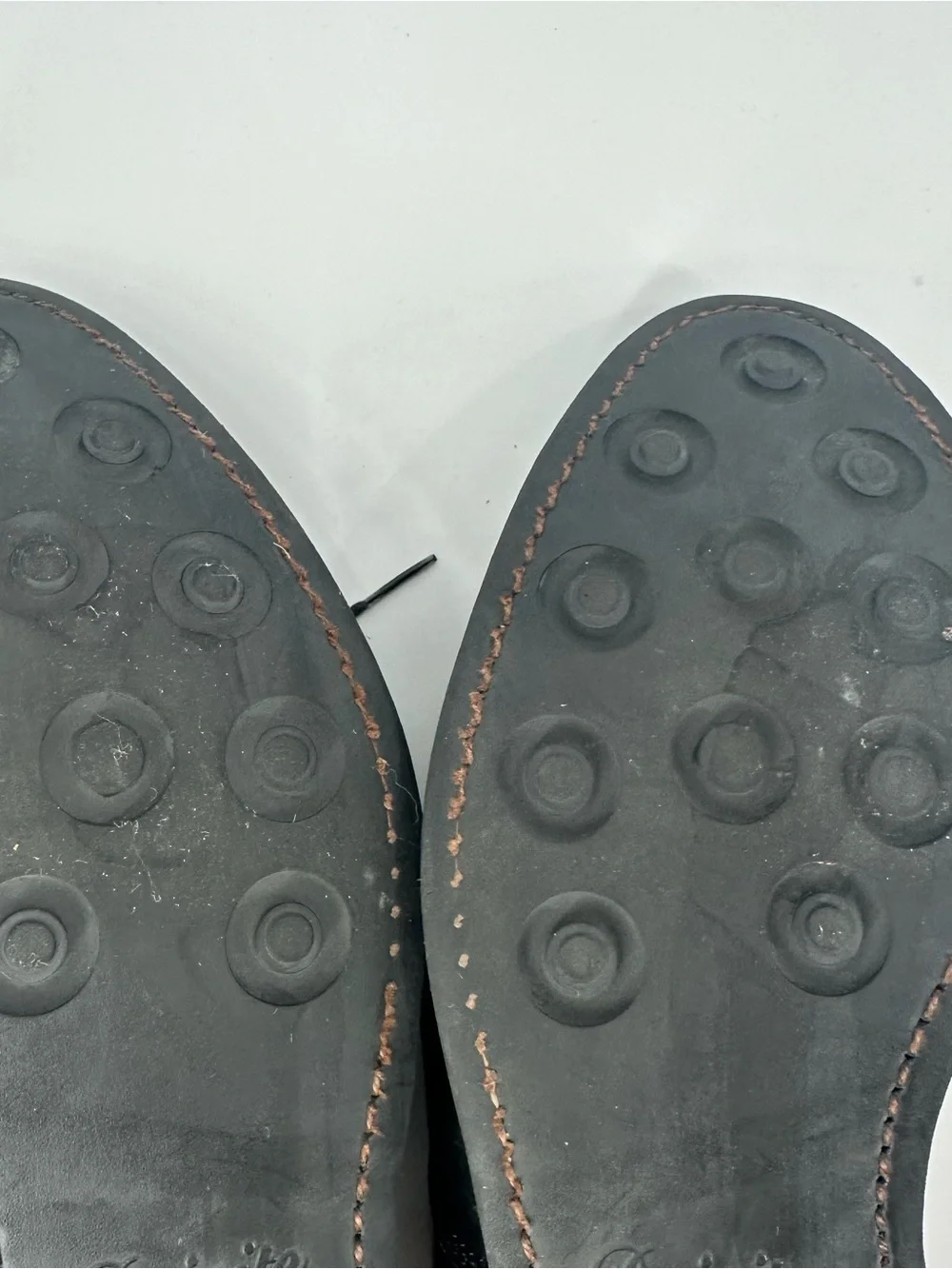 Allen Edmonds Port Washington Men Size 10.5 EEE Oxford Dress Shoes Black Leather